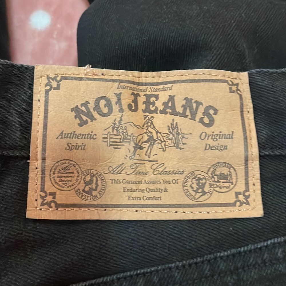 No! Jeans Size 11 Vintage Black Jeans